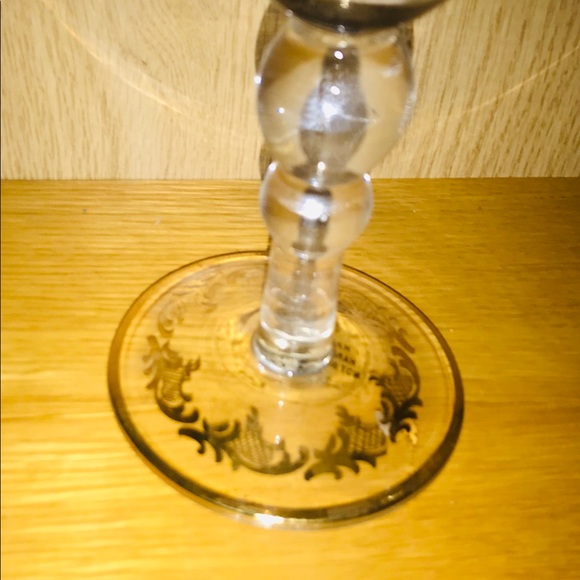 New 2 Glasses or Desert Cups Hand Painted Gold - Picture 5 of 16